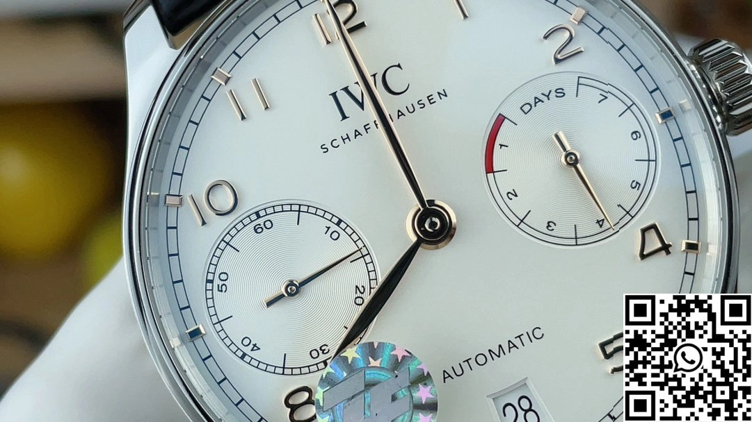 IWC Portugieser IW371601 ZF Factory Stainless Steel White Dail Gold hand