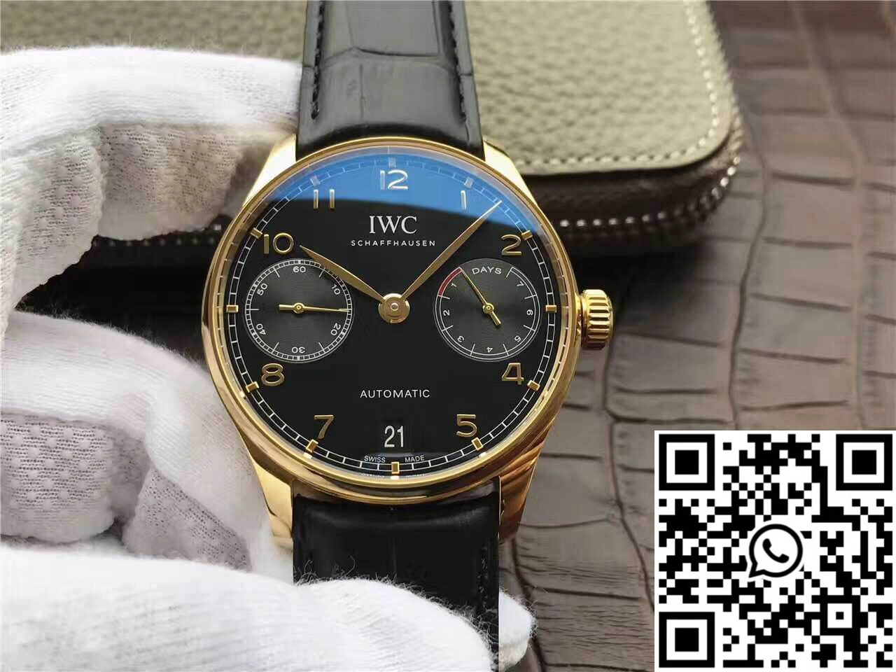 IWC Portugieser IW500101 ZF Factory Black Dial