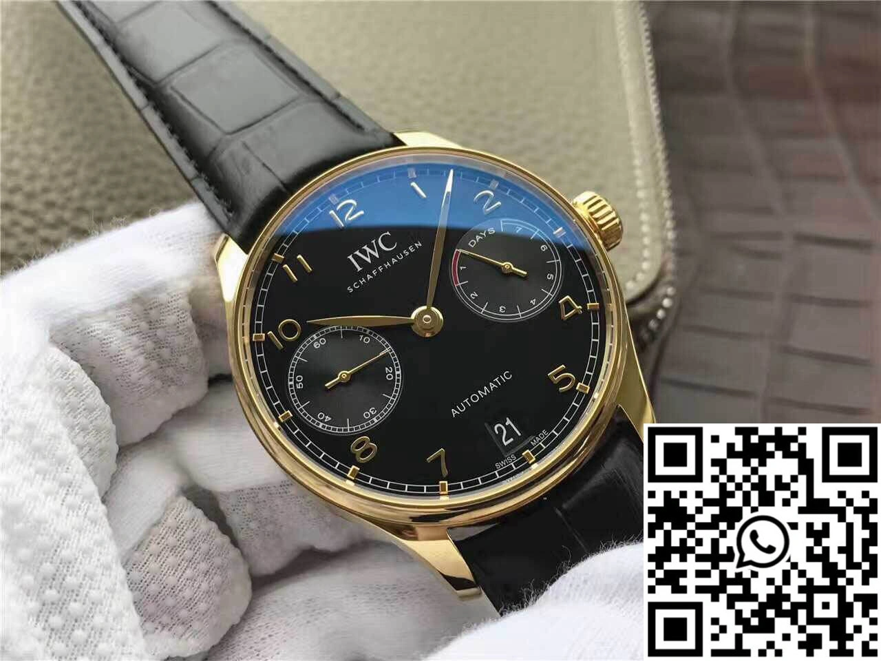 IWC Portugieser IW500101 ZF Factory Black Dial