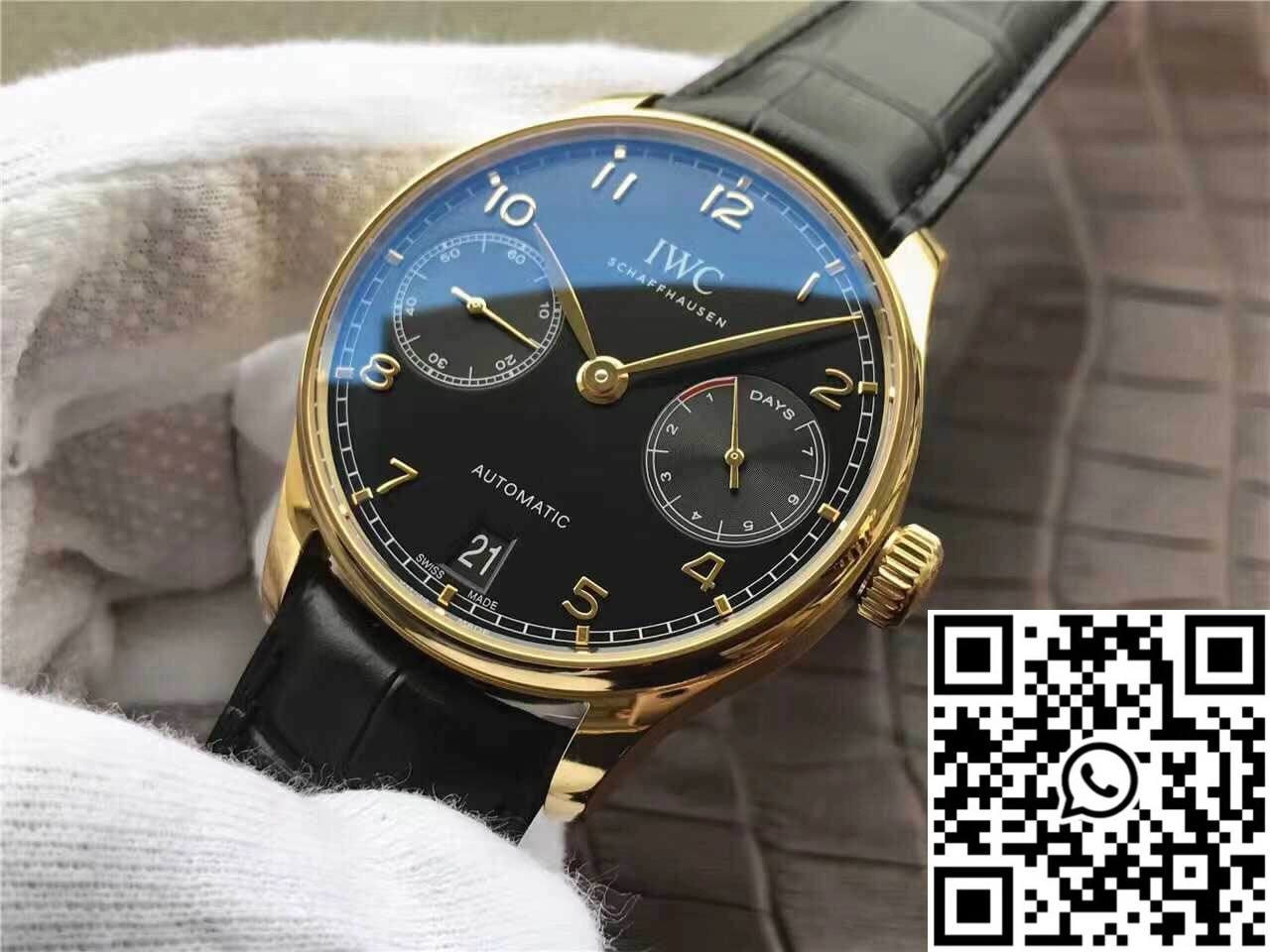 IWC Portugieser IW500101 ZF Factory Black Dial