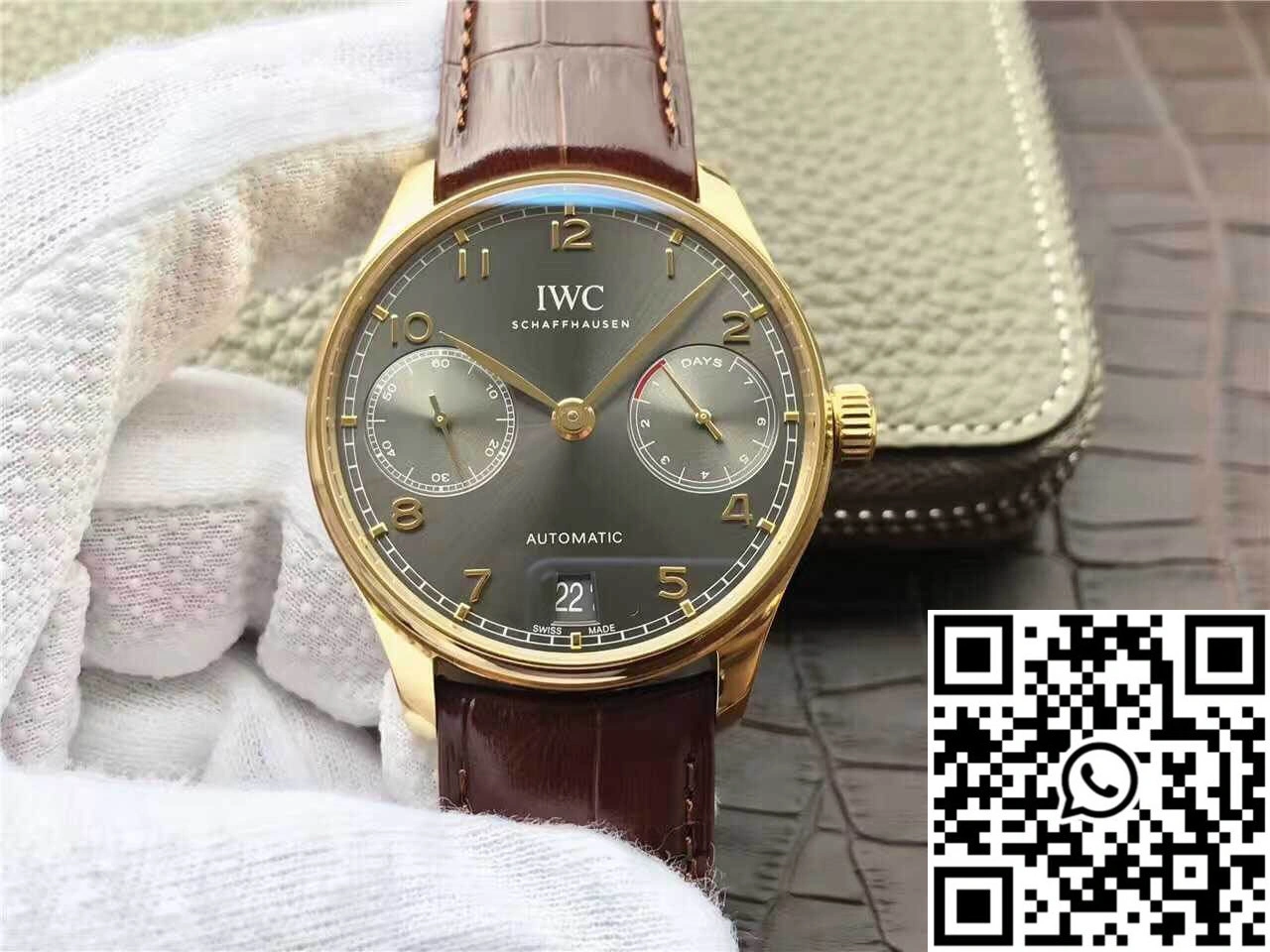IWC Portugieser IW500101 ZF Factory Yellow Gold Case