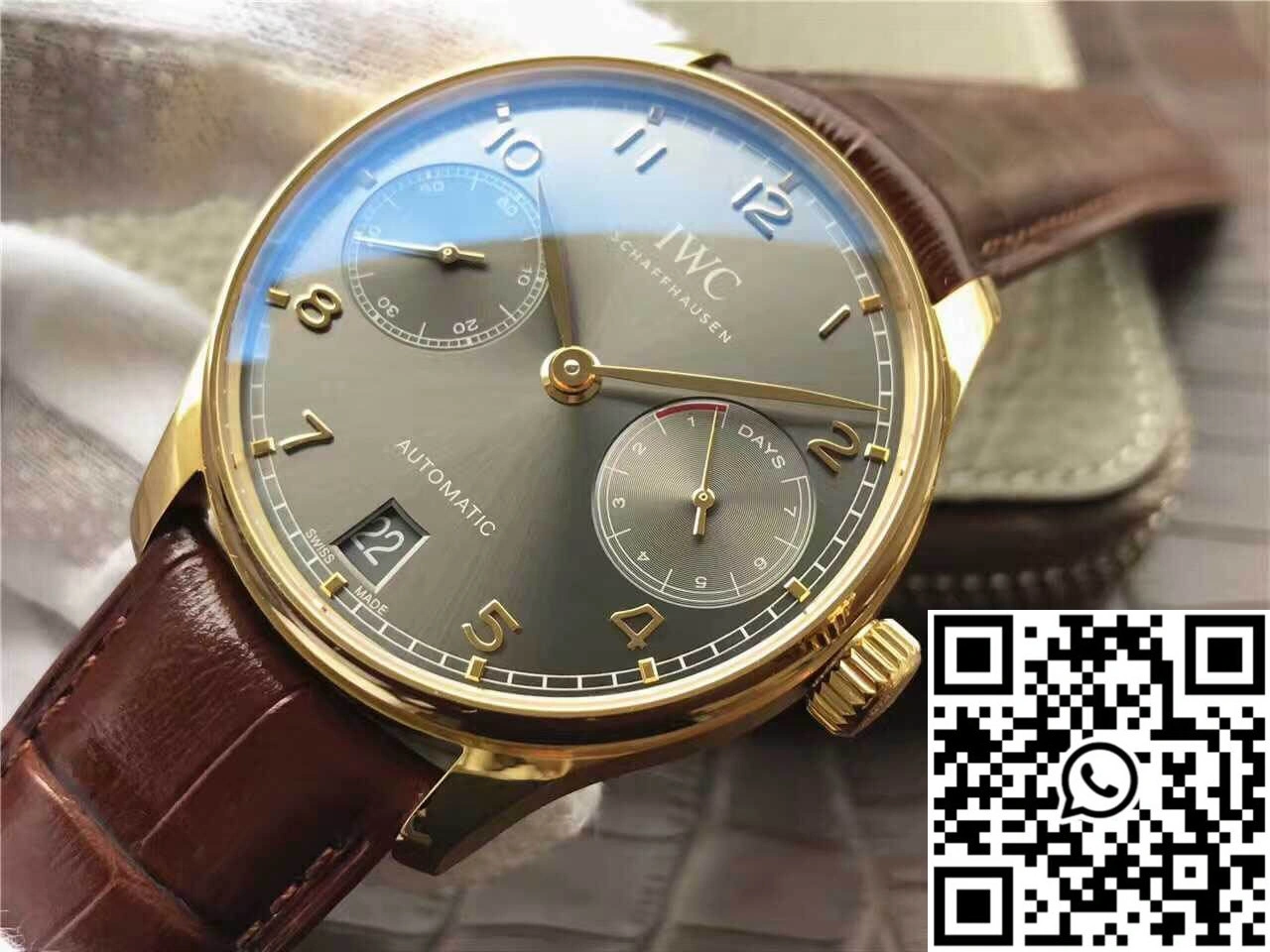 IWC Portugieser IW500101 ZF Factory Yellow Gold Case
