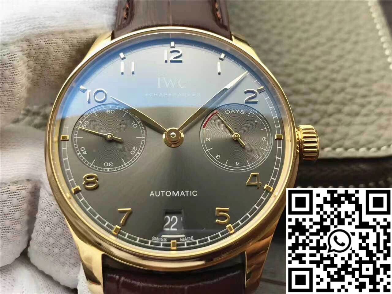 IWC Portugieser IW500101 ZF Factory Yellow Gold Case