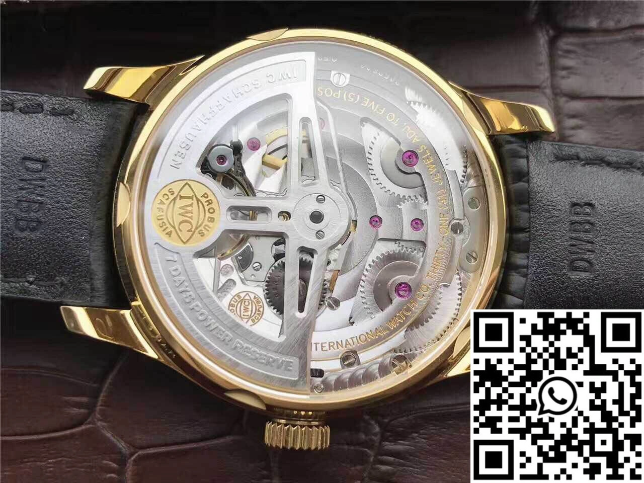 IWC Portugieser IW500101 ZF Factory Yellow Gold Case
