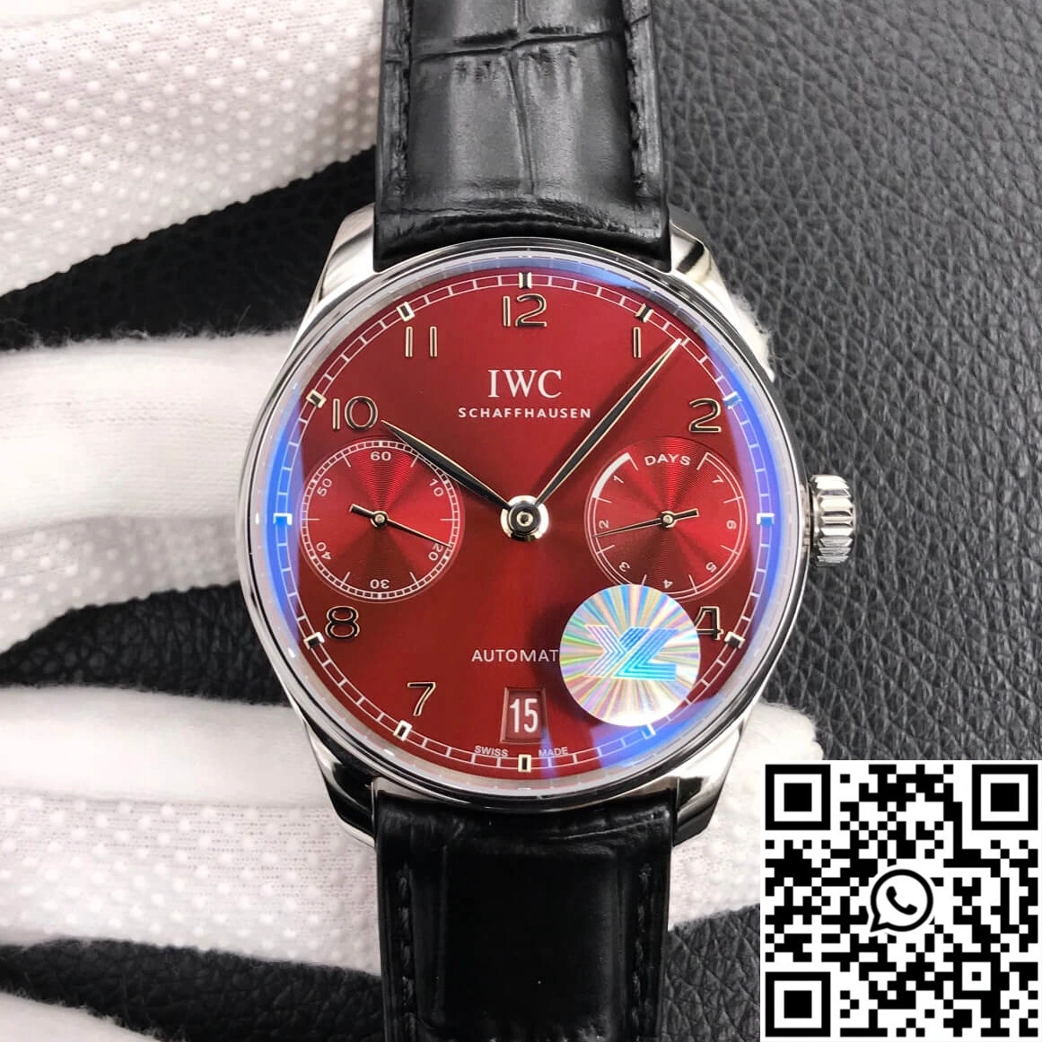 IWC Portugieser IW500714 ZF Factory Burgundy Red Dial