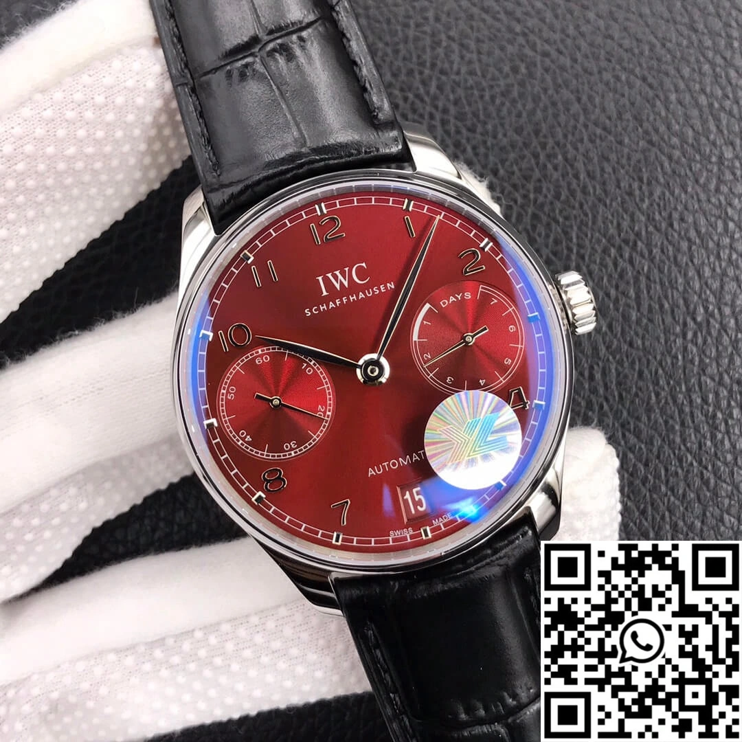 IWC Portugieser IW500714 ZF Factory Burgundy Red Dial
