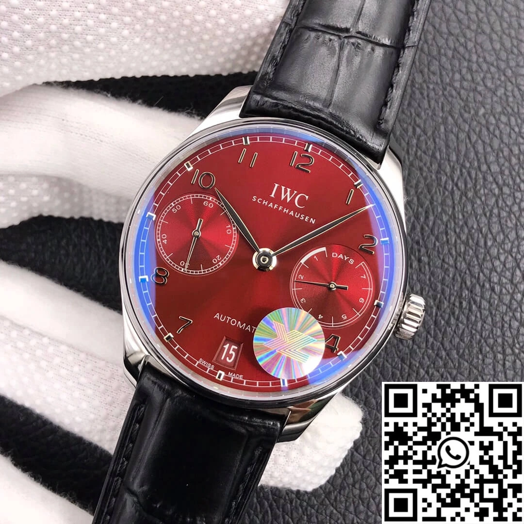 IWC Portugieser IW500714 ZF Factory Burgundy Red Dial