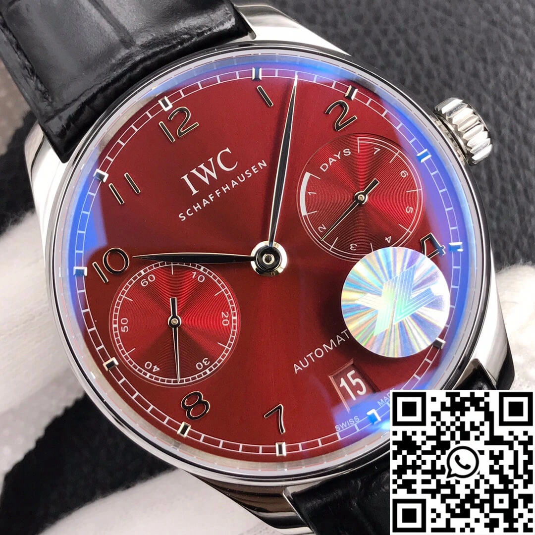 IWC Portugieser IW500714 ZF Factory Burgundy Red Dial
