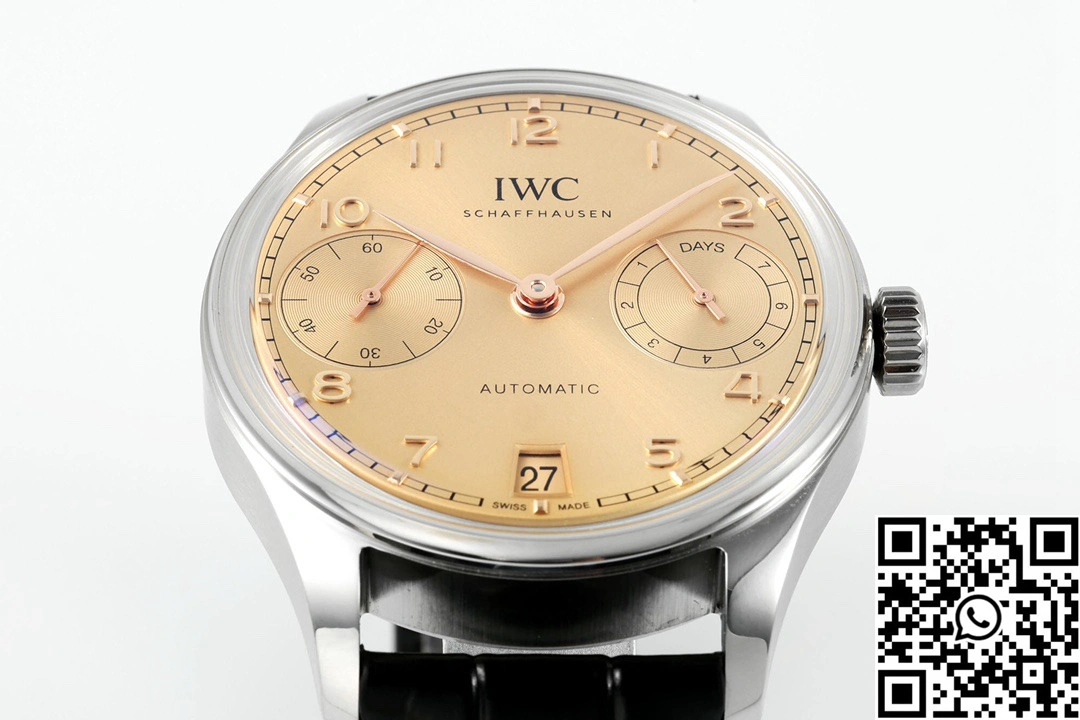 IWC Portugieser IW501705 APS Factory 42mm Stainless Steel Gold Dial