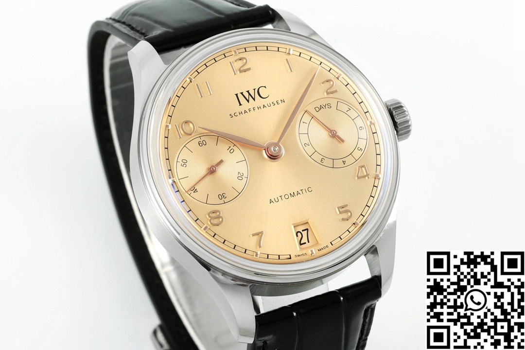 IWC Portugieser IW501705 APS Factory 42mm Stainless Steel Gold Dial