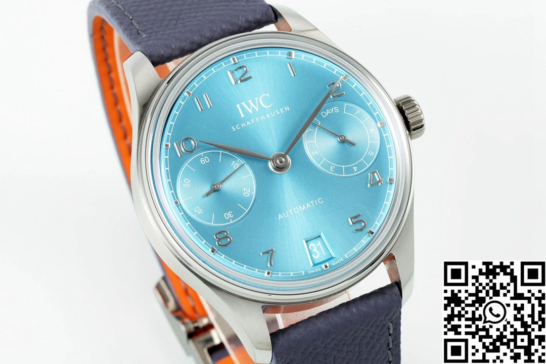 IWC Portugieser IW501708 APS Factory 42mm Stainless Steel Light Blue Dial