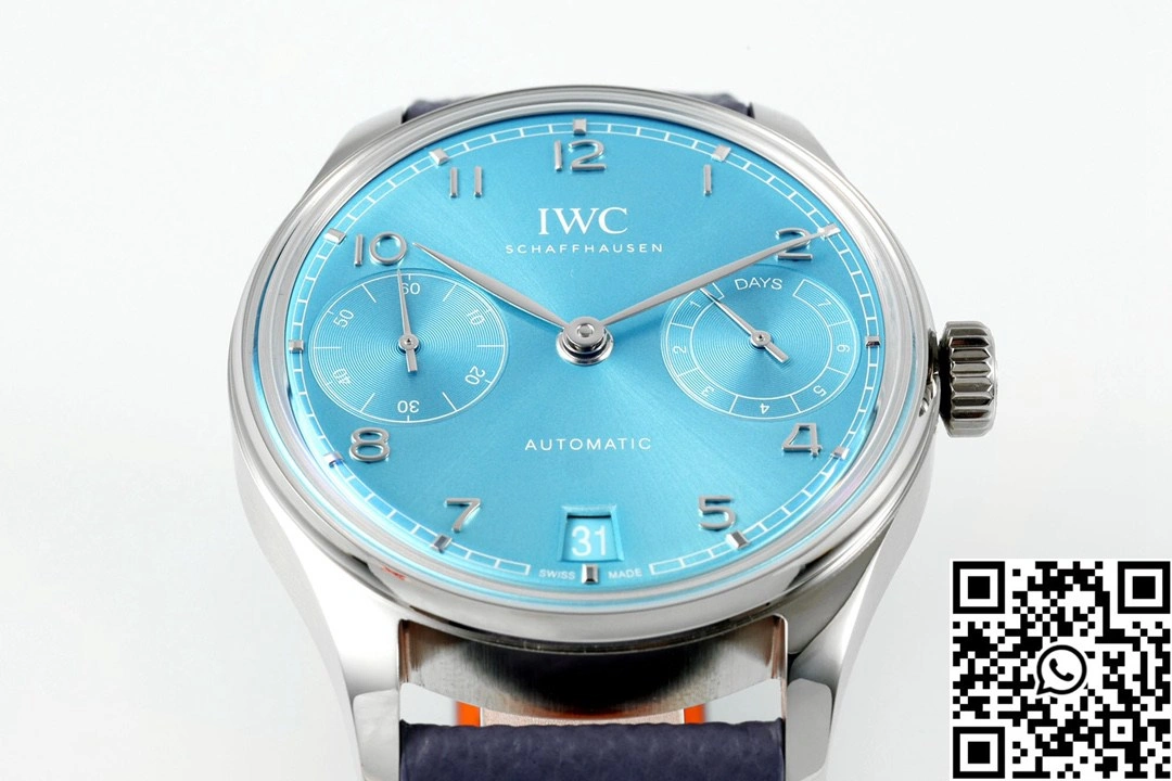 IWC Portugieser IW501708 APS Factory 42mm Stainless Steel Light Blue Dial