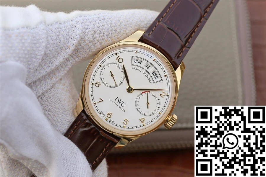 IWC Portugieser IW503502 YL Factory Gold Shell White Dial