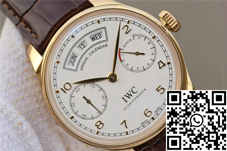 IWC Portugieser IW503502 YL Factory Gold Shell White Dial