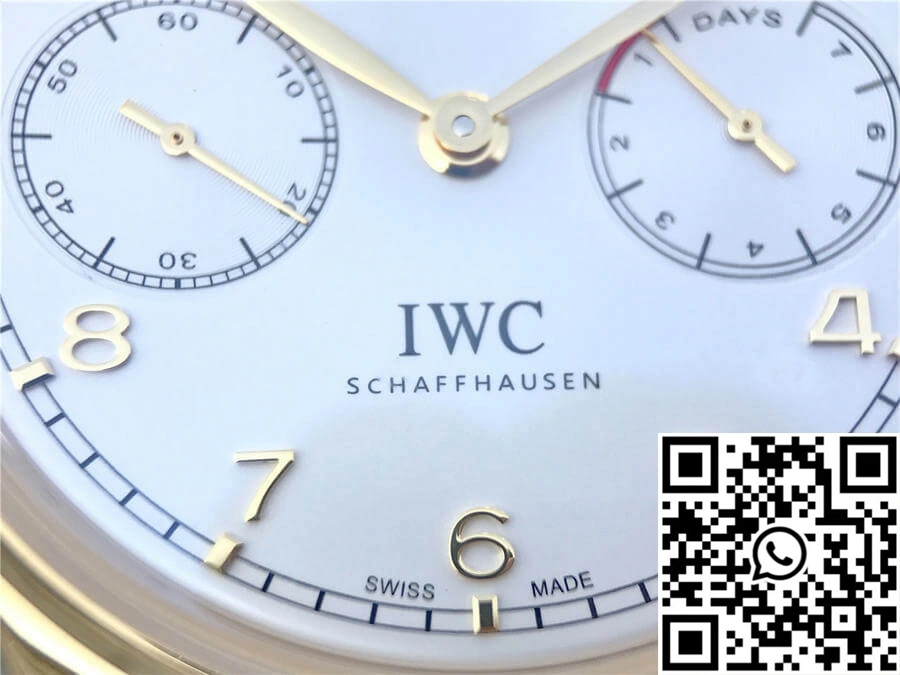 IWC Portugieser IW503502 YL Factory Gold Shell White Dial