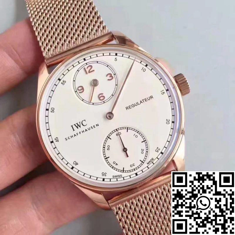 IWC Portugieser Regulateur IW544402 YL Factory White Dial
