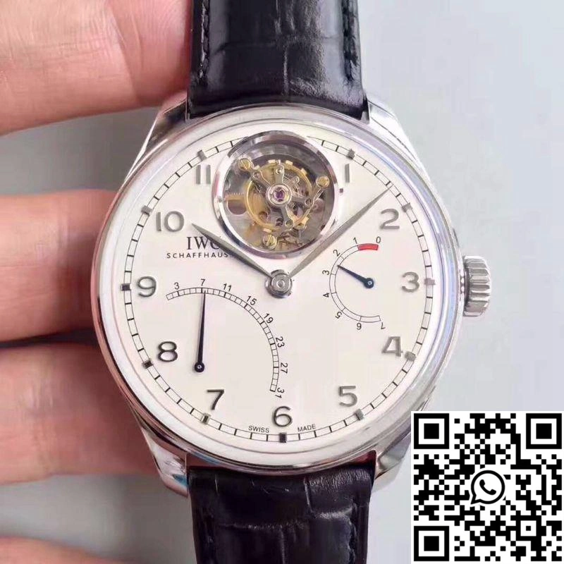 IWC Portugieser Tourbillon Mystere Retrograde IW504601 YL Factory White Dial