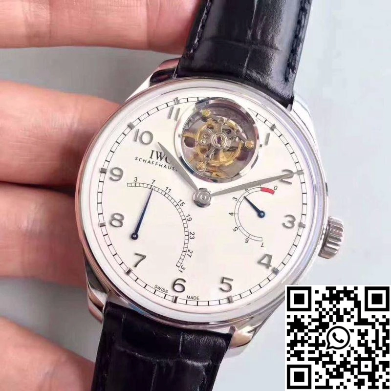 IWC Portugieser Tourbillon Mystere Retrograde IW504601 YL Factory White Dial