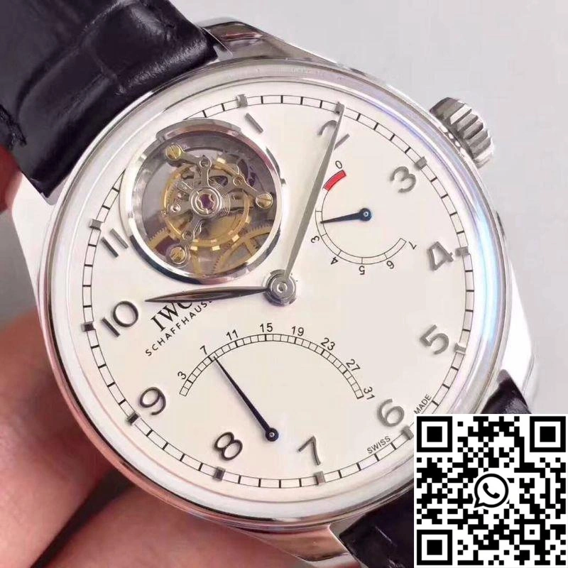 IWC Portugieser Tourbillon Mystere Retrograde IW504601 YL Factory White Dial