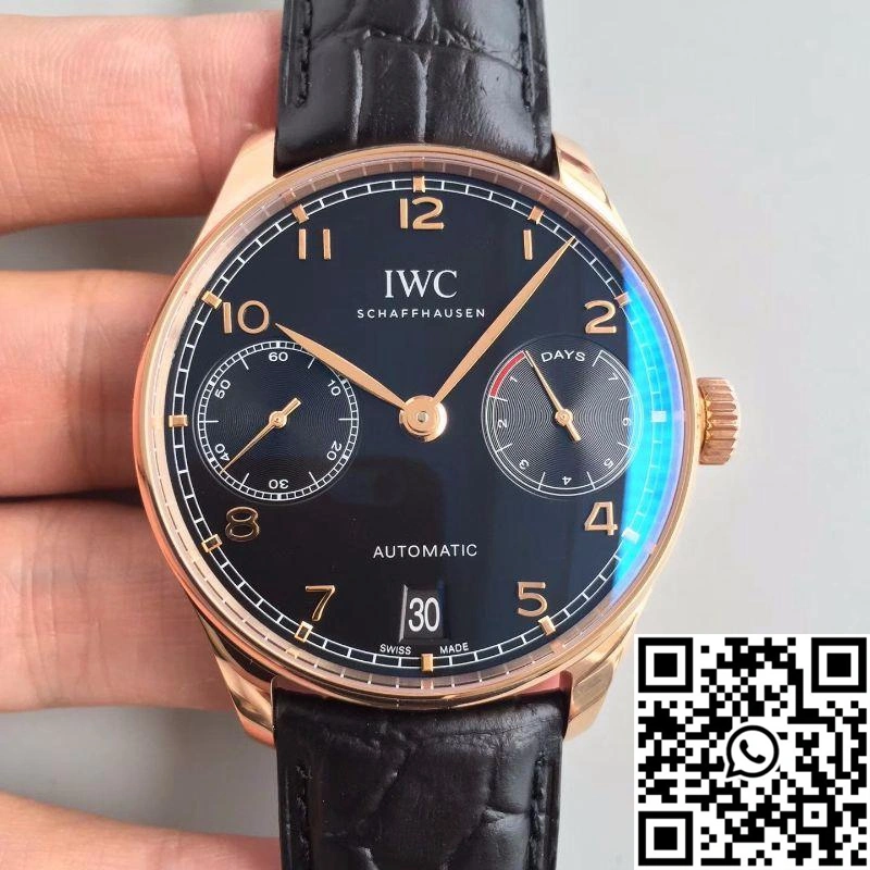 IWC Portuguese IW500701 ZF Factory Black Dial