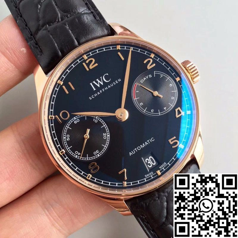 IWC Portuguese IW500701 ZF Factory Black Dial