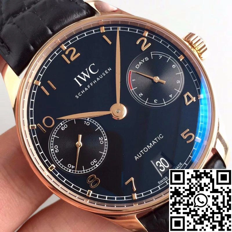 IWC Portuguese IW500701 ZF Factory Black Dial