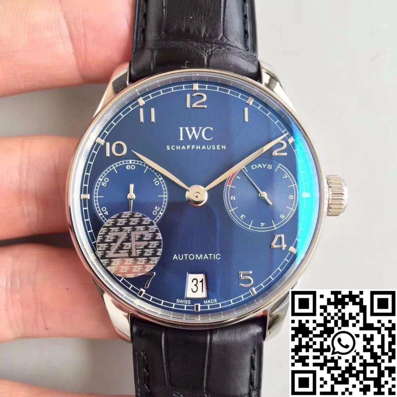 IWC Portuguese IW500703 ZF Factory Blue Dial