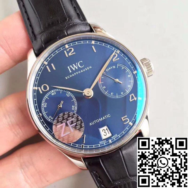 IWC Portuguese IW500703 ZF Factory Blue Dial