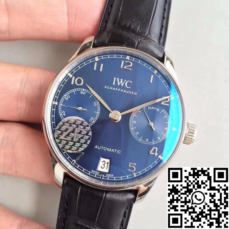IWC Portuguese IW500703 ZF Factory Blue Dial