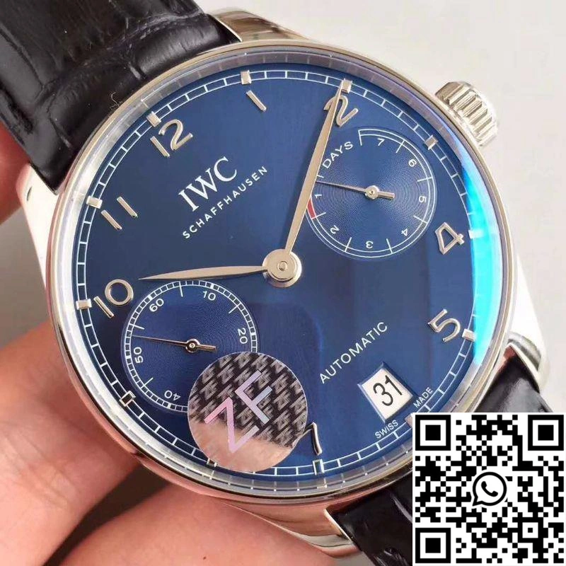 IWC Portuguese IW500703 ZF Factory Blue Dial