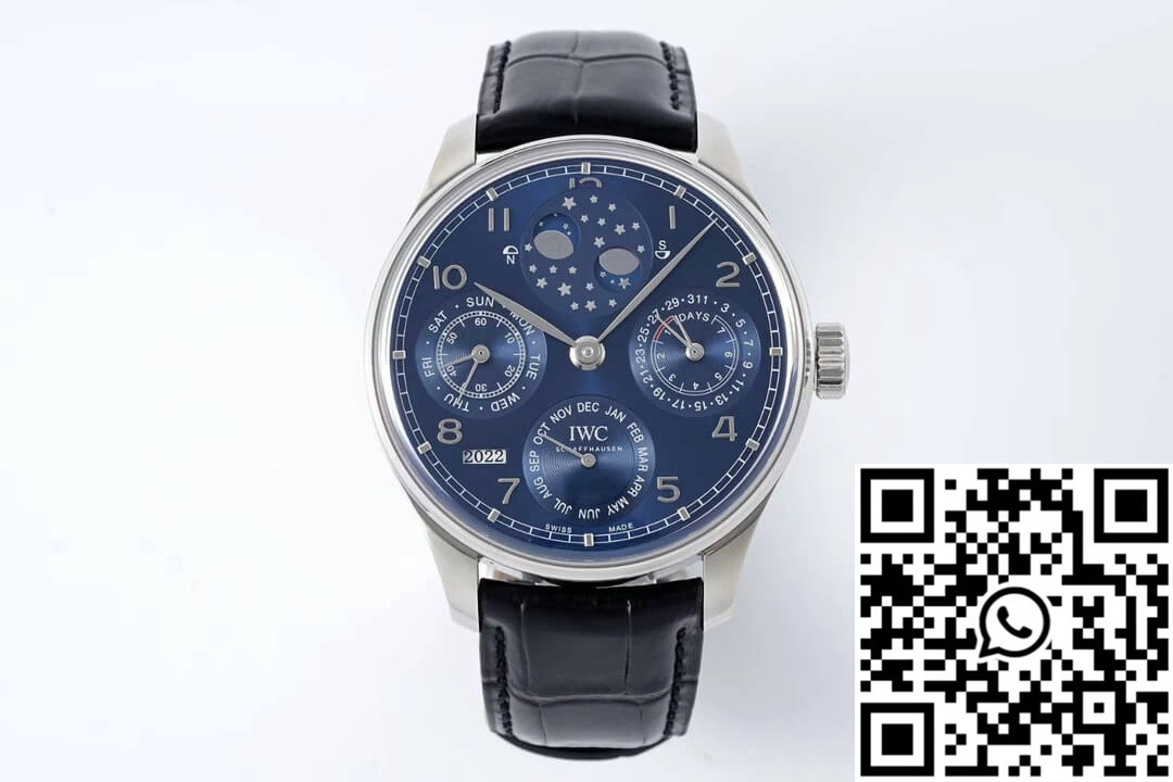IWC Portuguese Perpetual Calendar IW503401 APS Factory Blue Dial