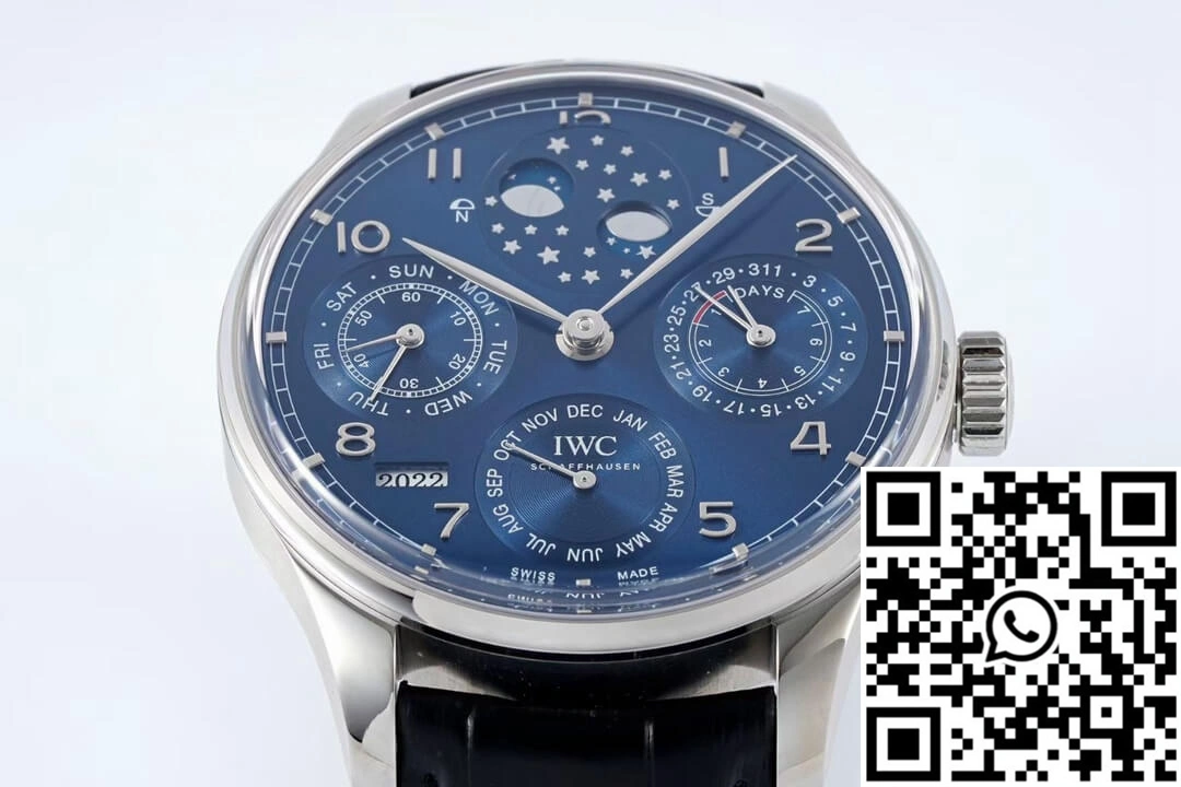 IWC Portuguese Perpetual Calendar IW503401 APS Factory Blue Dial