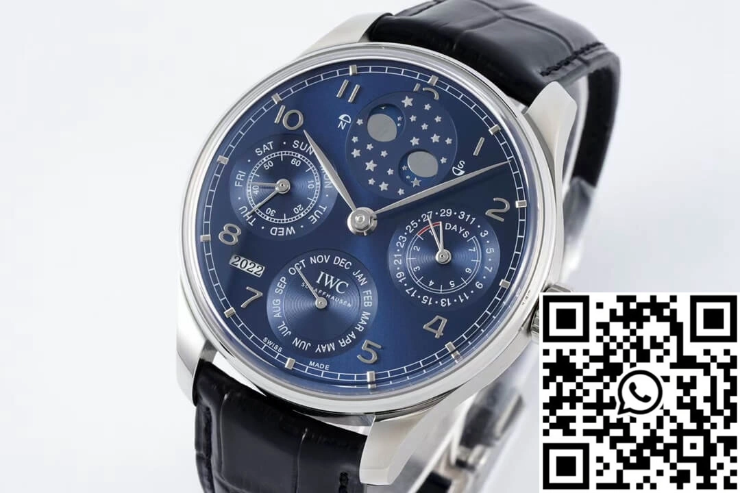 IWC Portuguese Perpetual Calendar IW503401 APS Factory Blue Dial