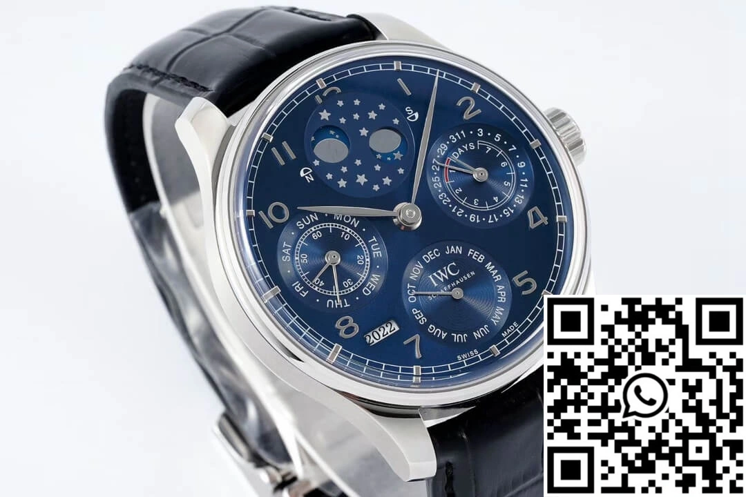 IWC Portuguese Perpetual Calendar IW503401 APS Factory Blue Dial