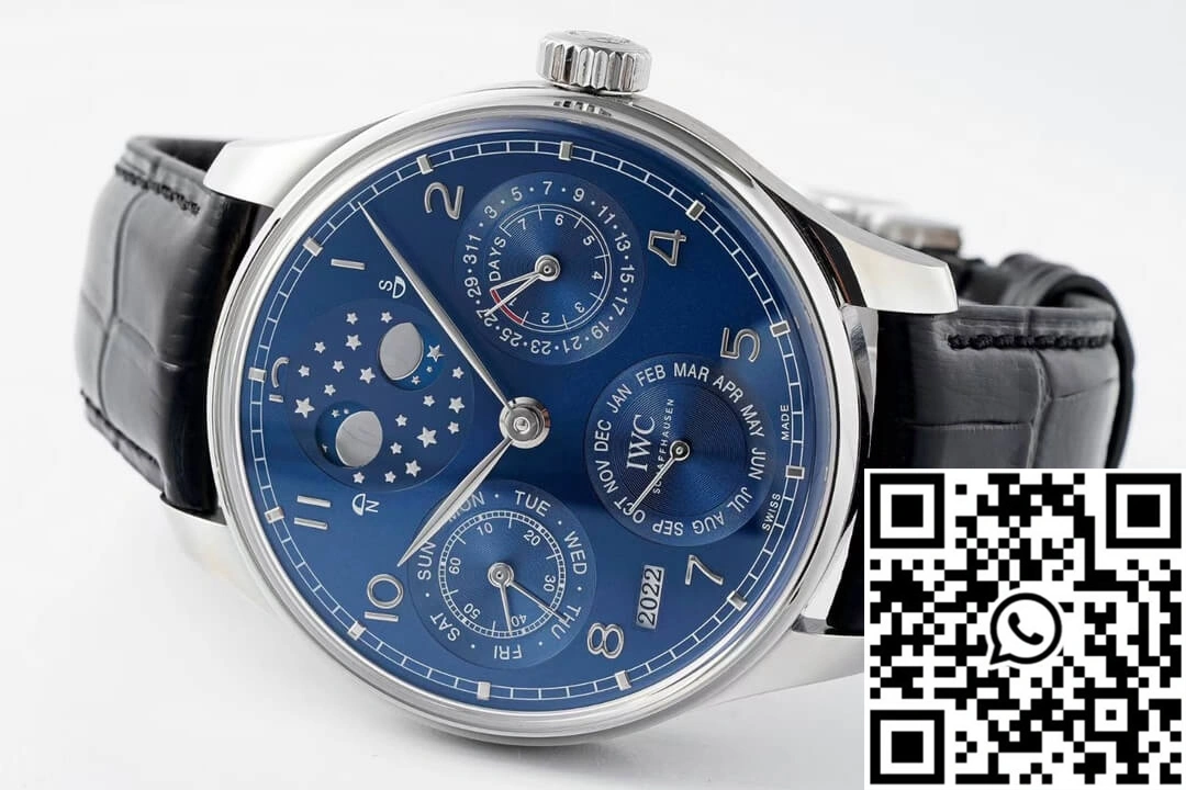 IWC Portuguese Perpetual Calendar IW503401 APS Factory Blue Dial