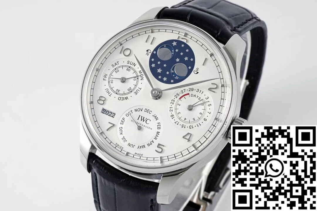 IWC Portuguese Perpetual Calendar IW503406 APS Factory White Dial