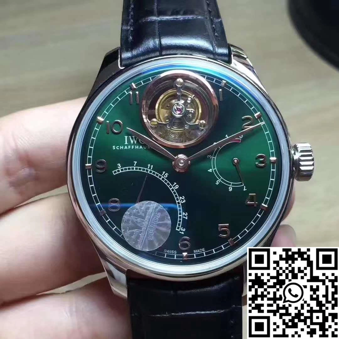 IWC Portuguese Tourbillon YL Factory Green Dial