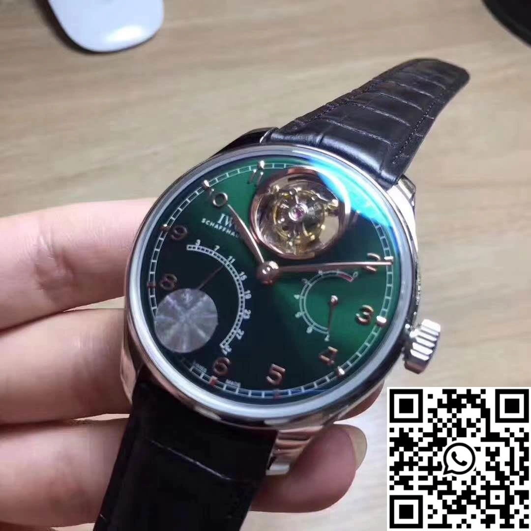 IWC Portuguese Tourbillon YL Factory Green Dial