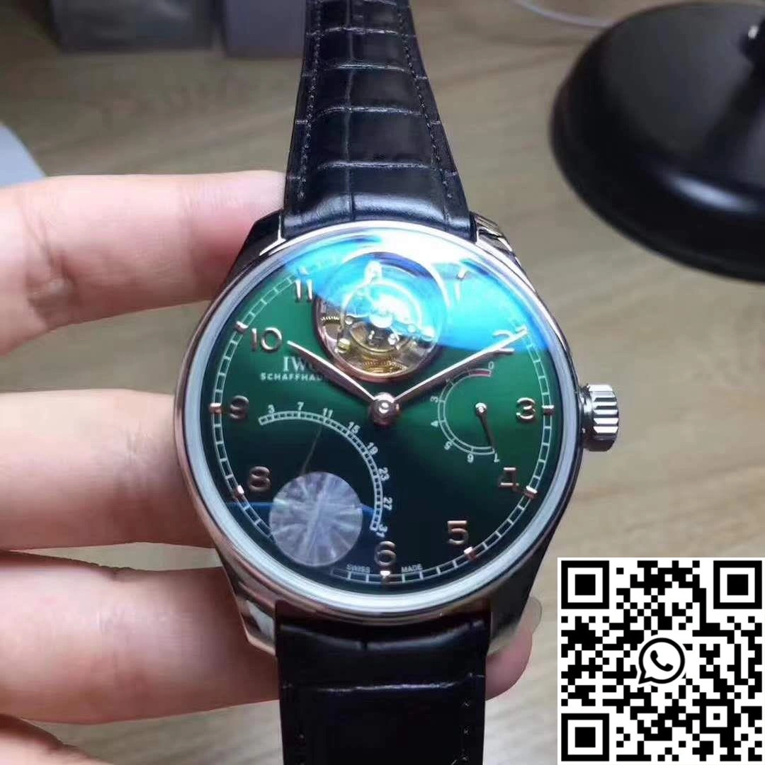 IWC Portuguese Tourbillon YL Factory Green Dial