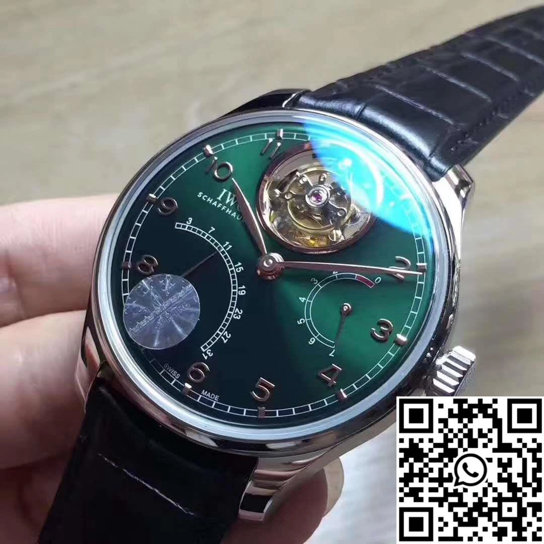 IWC Portuguese Tourbillon YL Factory Green Dial