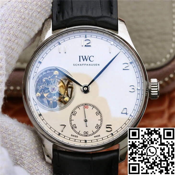 IWC Portuguese Tourbillon ZF Factory Stainless Steel White Dial