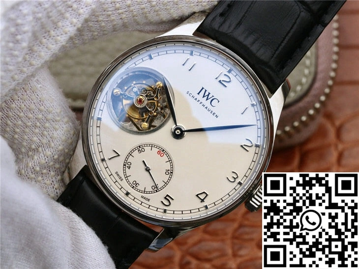 IWC Portuguese Tourbillon ZF Factory Stainless Steel White Dial