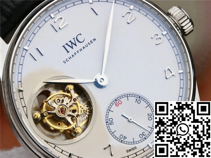 IWC Portuguese Tourbillon ZF Factory Stainless Steel White Dial