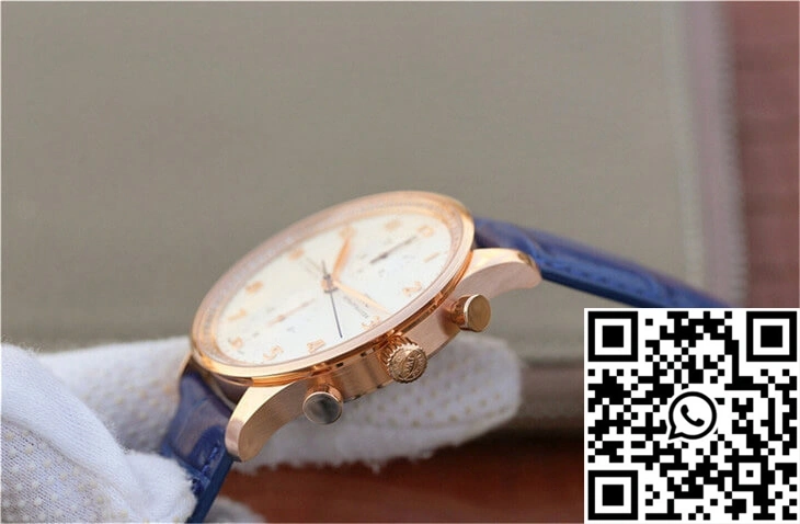 IWC Portuguese ZF Factory Blue Cowhide Strap