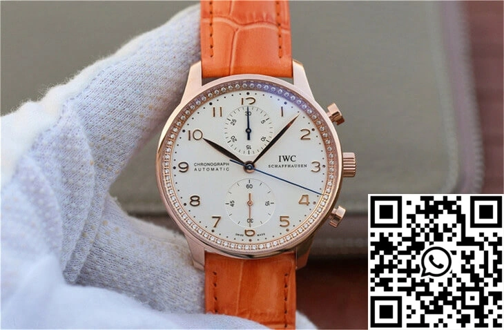 IWC Portuguese ZF Factory Orange Cowhide Strap
