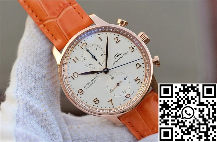 IWC Portuguese ZF Factory Orange Cowhide Strap