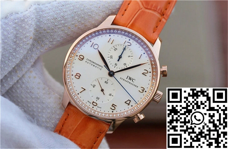 IWC Portuguese ZF Factory Orange Cowhide Strap