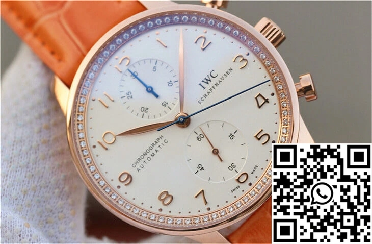 IWC Portuguese ZF Factory Orange Cowhide Strap