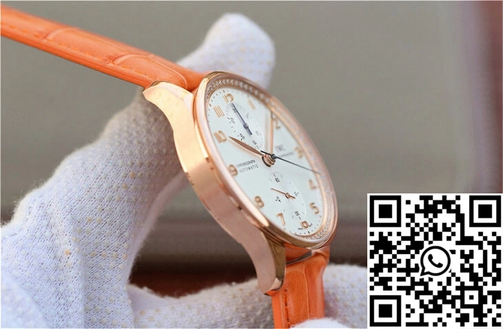 IWC Portuguese ZF Factory Orange Cowhide Strap