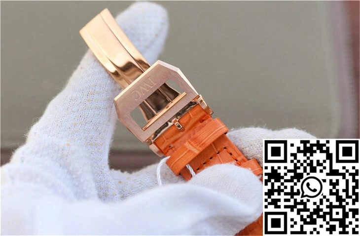 IWC Portuguese ZF Factory Orange Cowhide Strap